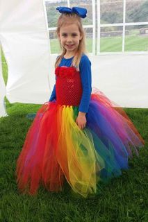 Long Rainbow Dress